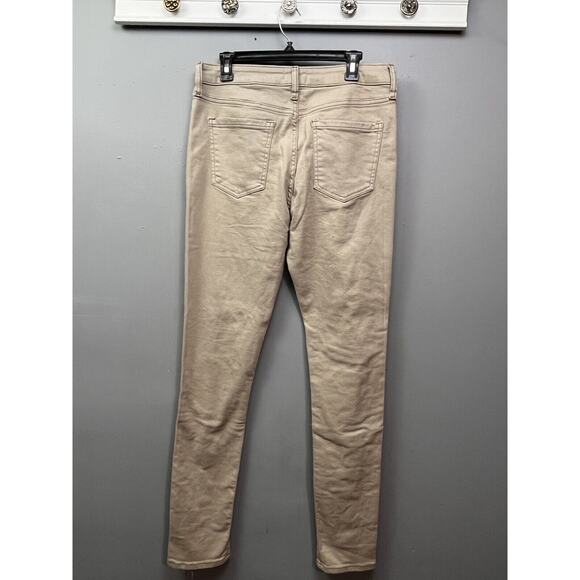 Fashion Nova Jeans Men's 32 Tan‎ Distressed Denim 34x36 Long Destroyed - Picture 2 of 8